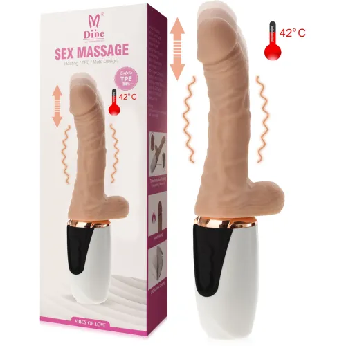 VIBRATOR GLISANT 49 FUNCȚII - PENIS FLEXIBIL SUPER REALIST ÎNCĂLZIT LA 42°C - 70493678