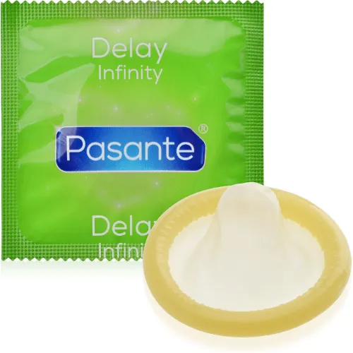 PASANTE DELAY/INFINITY – PREZERVATIVE PENTRU PRELUNGIREA ACTULUI SEXUAL 1 BUC. – PSS 1160A