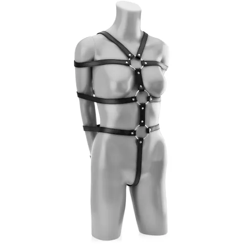 HAM DE RETENȚIE DIN PIELE - CURELE SOLIDE PENTRU BODY - BDSM, SADO-MASO - 70875128