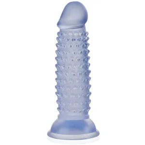 Penis artificial din gel cu proeminențe super stimulare 13 cm - 72653394