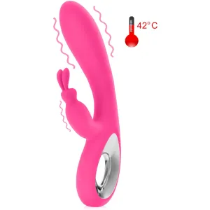 VIBRATOR DE IEPURE ÎNCĂLZIT LA 42°C - 9 FUNCȚII, DOUĂ MOTOARE - 78940454