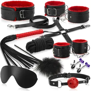 SET GADGETE  PENTRU BDSM, ACCESORII PENTRU RESTRICȚII, BICIUIRE EROTICA - 75349902