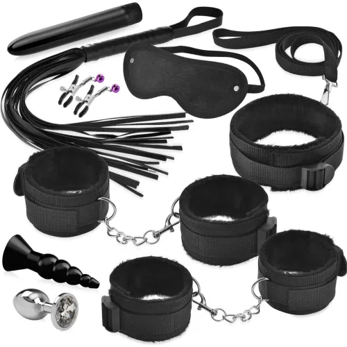 SET VIBRATOR BDSM ȘI PLUGURI ANALE - OBIECTE DE BICIUIRE ȘI IMOBILIZARE - 76697714