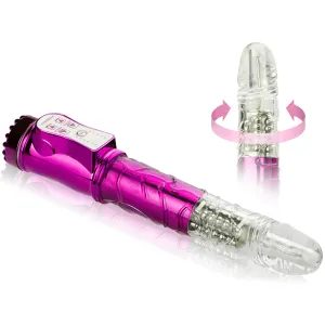 DILDO ROTATIV PENTRU PENETRARE – VIBRATOR CU BILE DE MASAJ – ROZ – 88983670