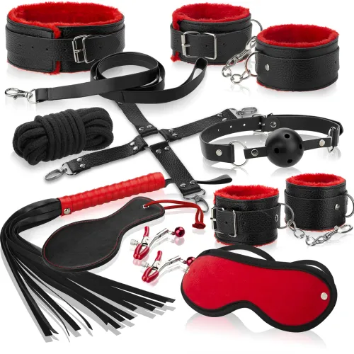 Set de accesorii BDSM bondage jucării pentru pedeapsă - 73009840