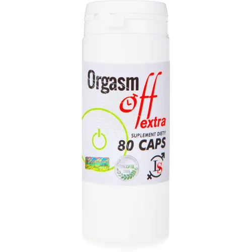 SUPLIMENT ALIMENTAR ORGASM OFF EXTRA 80 CAPSULE PENTRU EJACULARE ÎNTÂRZIATĂ - 78616778