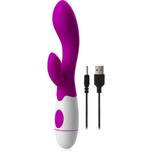 VIBRATOR ERGONOMIC CU 30 DE PROGRAME CU IEPURAȘ ȘI ÎNCĂRCĂTOR – 75876172