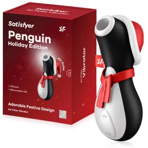 Satisfyer Penguin masager de Crăciun pinguin pentru stimularea fără atingere a clitorisului - 78373025