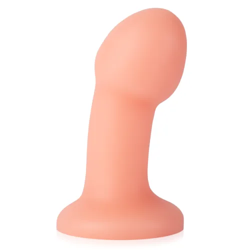 Dop anal cu ventuză penis mic culoare pielii 11,5 cm dildo - 76074031