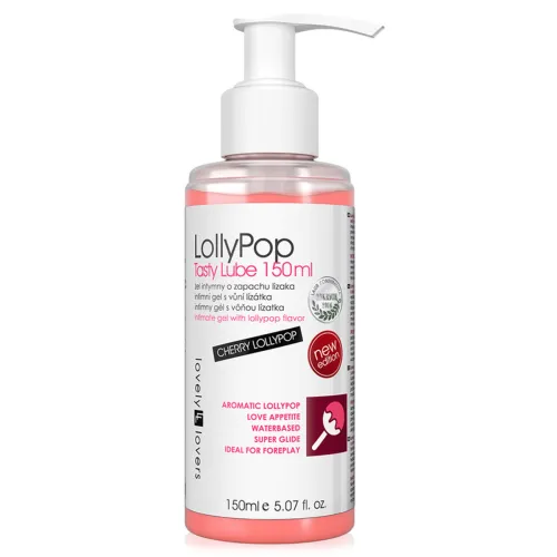 LOVELY LOVERS LollyPop - GEL INTIM CU AROMĂ,  ACADEA CU AROMĂ DE VIȘINE, SEX ORAL 150 ml - 73549029