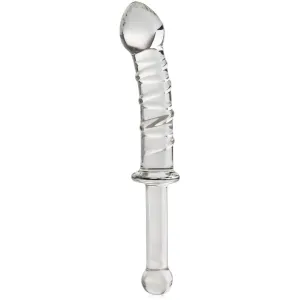 DILDO DE STICLĂ VAGINALO-ANALE PENETRANTĂ PENIS DE STICLĂ - 71334865