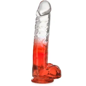 PENIS ARTIFICIAL REALIST DE 24 cm DILDO DE GEL ÎN DOUĂ TONURI PE O VENTUZĂ PUTERNICĂ - 78955402