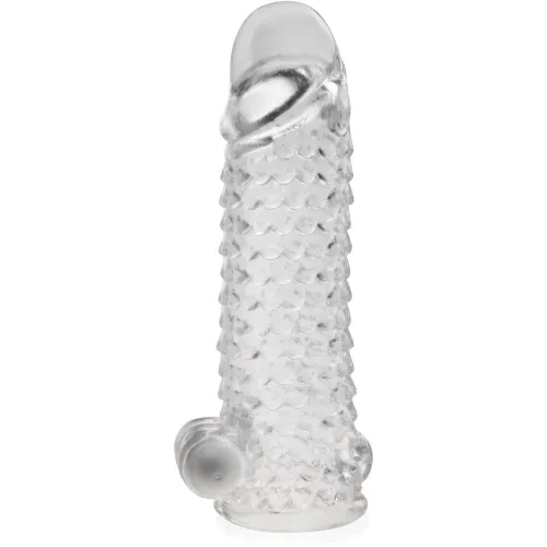 EXTENSIE PENIS VIBRATOARE DE 2 CM EXTENSIE CU TERMINAȚII - 70043967