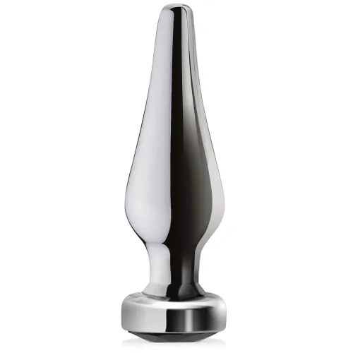 DOP ANAL SUBȚIRE , PLUG DIN OȚEL INOXIDABIL CU CRISTAL ELEGANT - 72943448