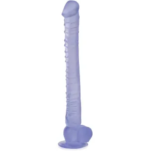 PENIS ARTIFICIAL - LUNGIME 42 CM - DONG, DILDO DIN GEL CU VENTUZĂ - 71114702