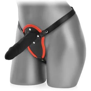 Penis din silicon cu hamuri strap-on pentru penetrare - 77653095